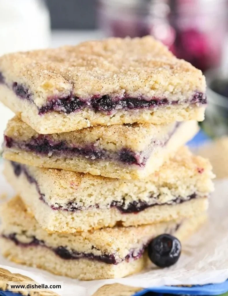 Blueberry Jam Cake Bars