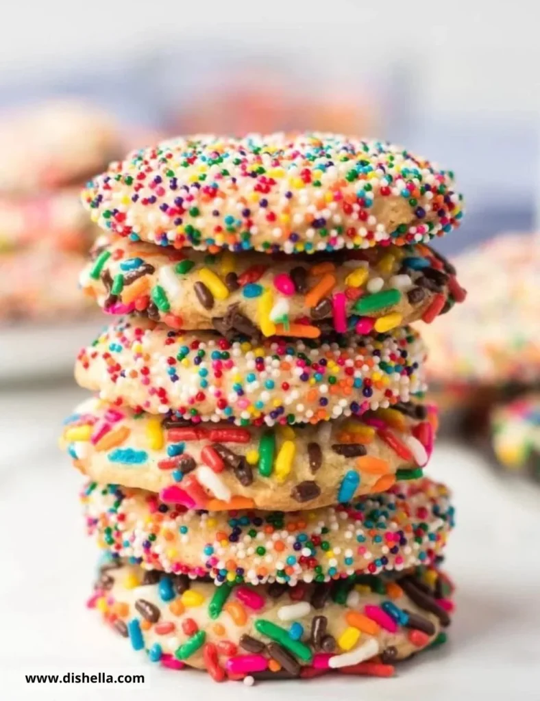 rainbow sprinkle cookies