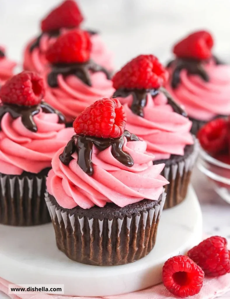 Raspberry Chocolate Cupcakes