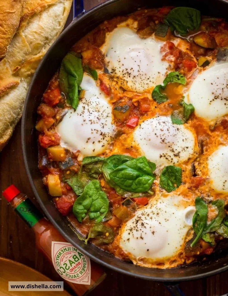 Spicy Eggplant Shakshuka