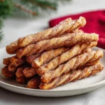 Delicious cinnamon sugar pretzel sticks baked to perfection
