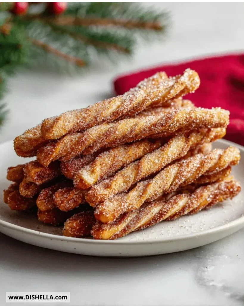 Delicious cinnamon sugar pretzel sticks baked to perfection