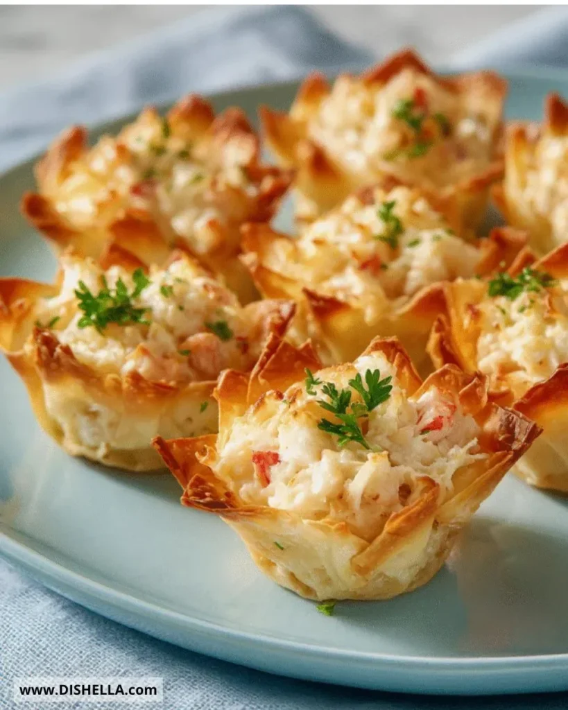 Elegant king crab appetizers beautifully plated for a gourmet dining experience.