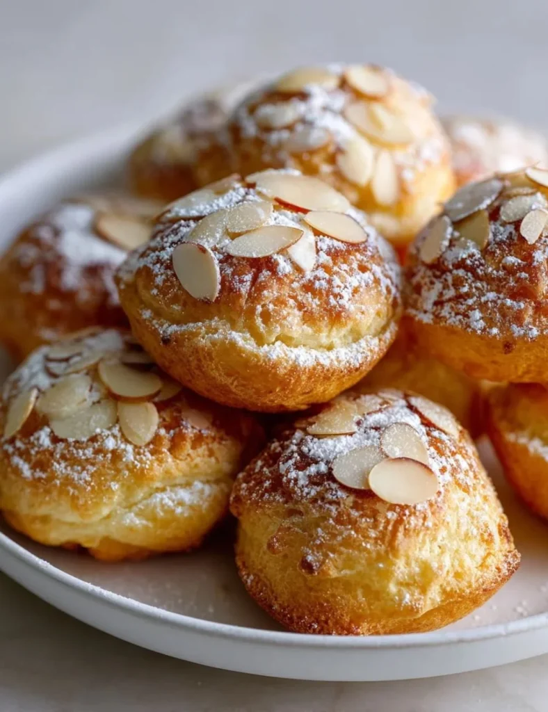 Heavenly soft ricotta almond pillows dessert