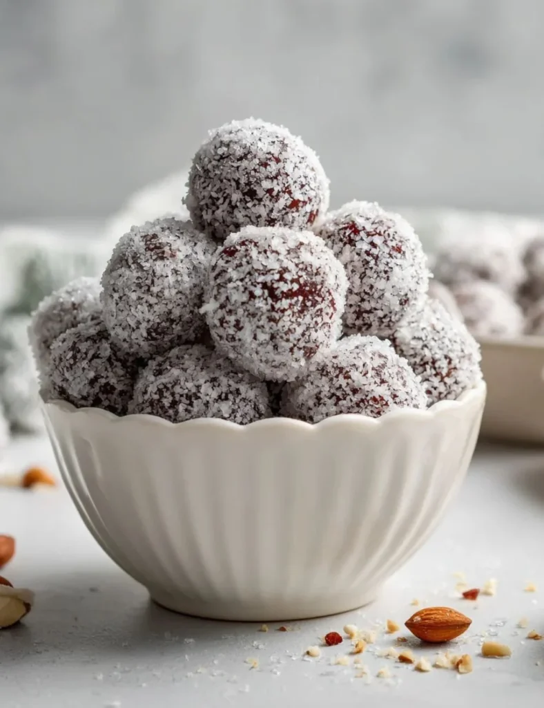 A plate of colorful homemade sugar plums decorated for the holidays