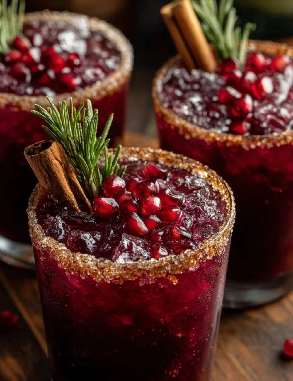 Whoville's Spiced Up Christmas Margarita with festive decorations