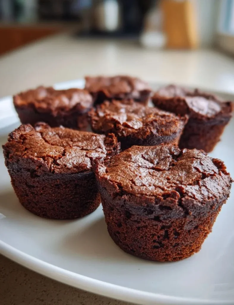 Delicious fudgy chocolate protein brownies, perfect for a healthy treat.
