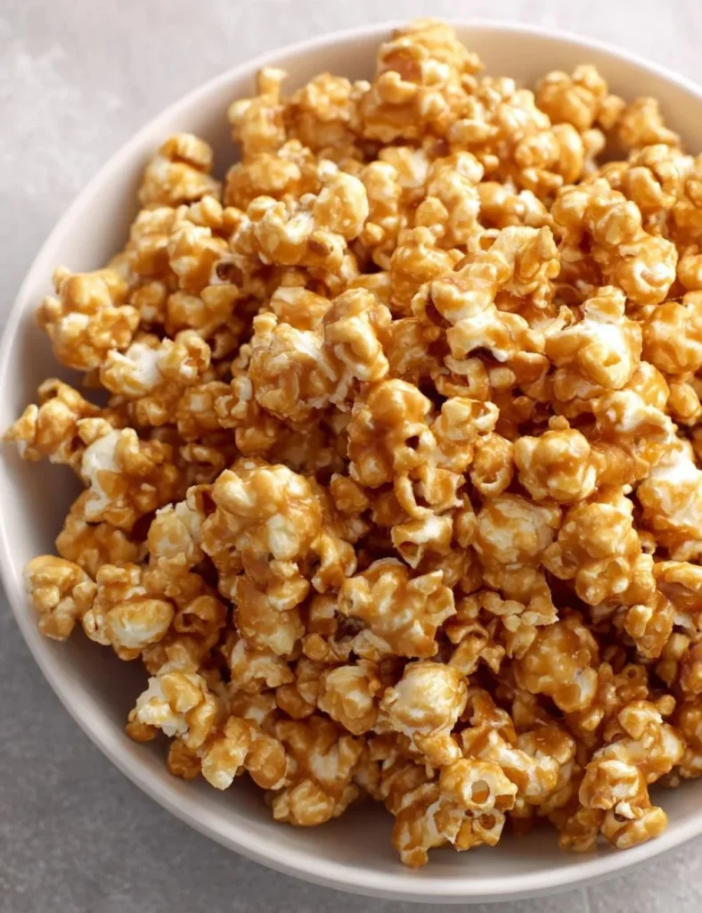Delicious homemade caramel corn inspired by my Amish friend's recipe.