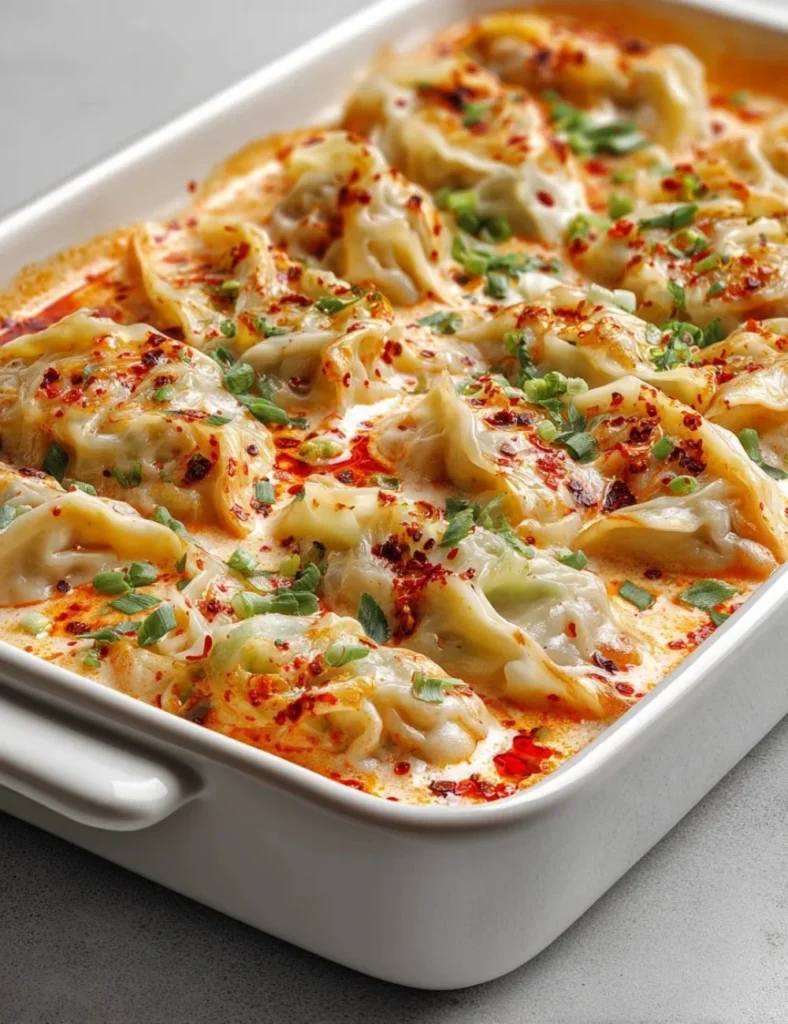 Delicious vegan baked dumplings on a plate, ready to enjoy.