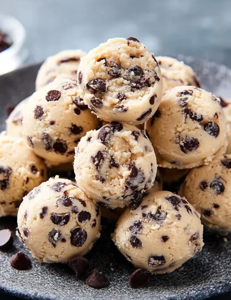 Delicious Cookie Dough Keto Fat Bombs rich in flavor and low in carbs