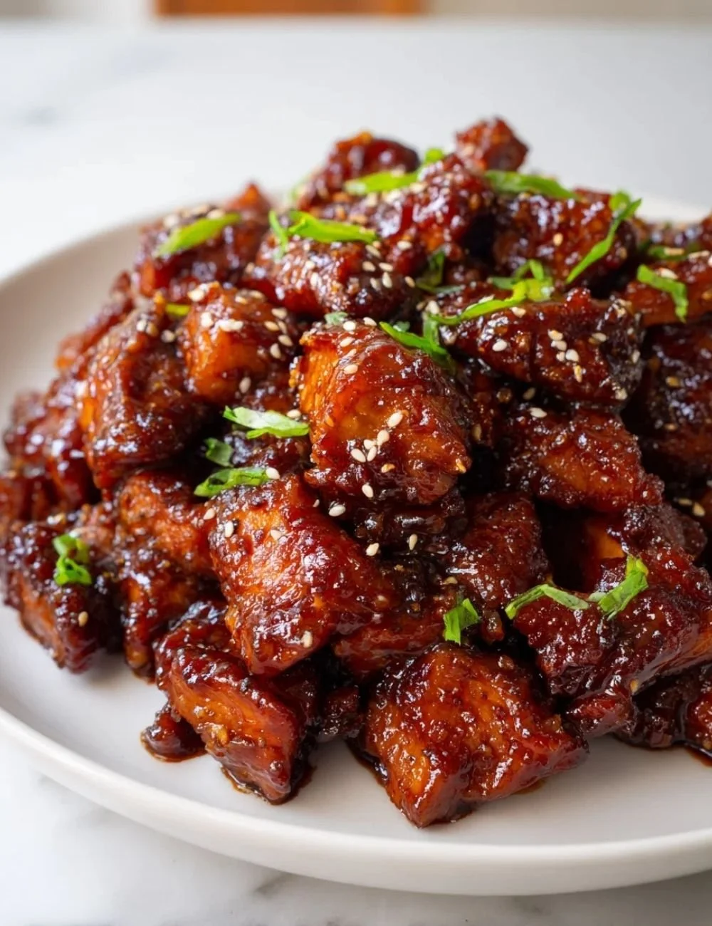 Fresh Mango Cucumber Salad with diced mango and cucumber in a bowl