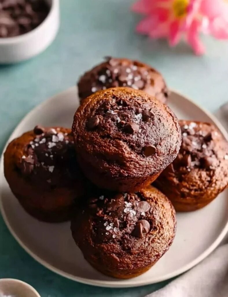 High Protein Kodiak Cake Muffins with oats and berries in a muffin tin
