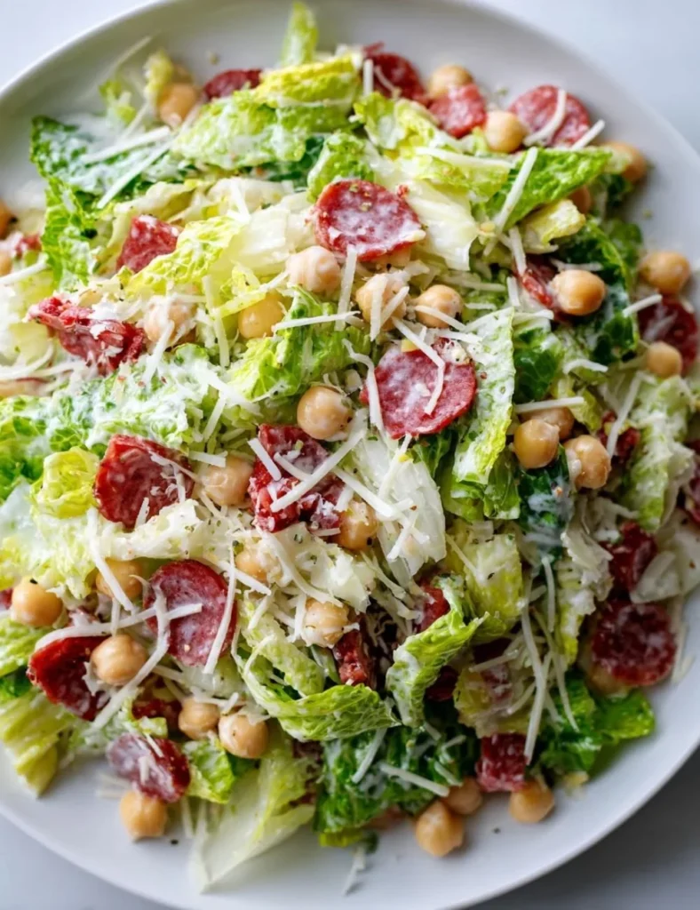 Delicious Scala Chopped Salad with fresh vegetables and dressing