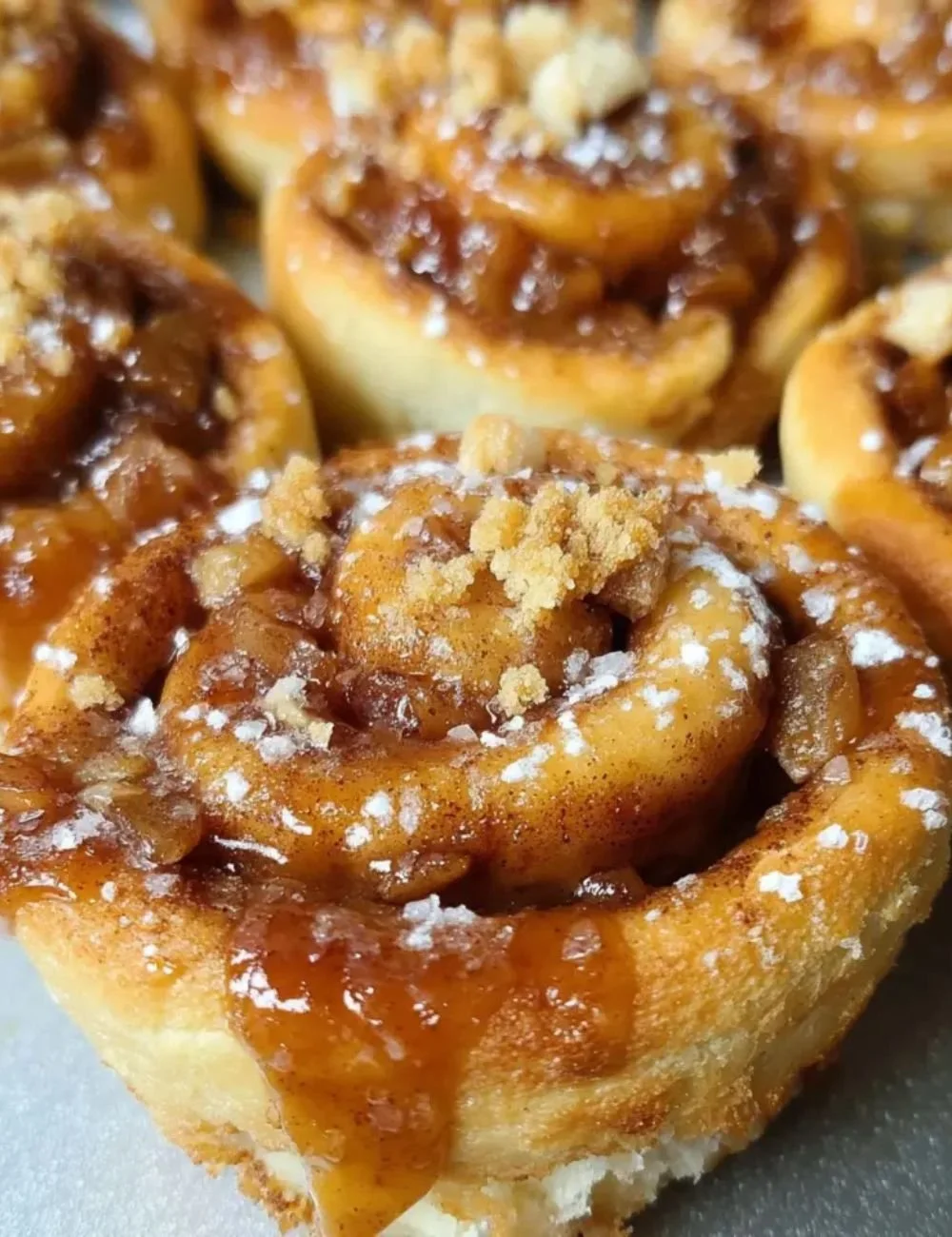 Apple Pie Stuffed Cinnamon Rolls