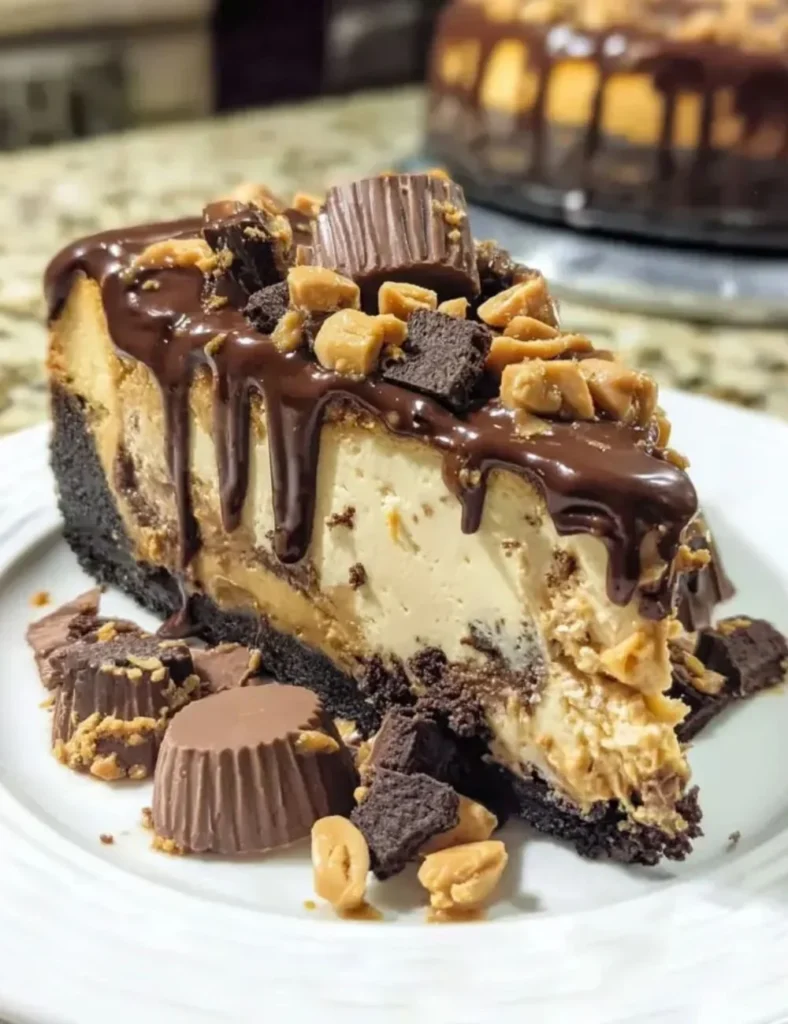 Chocolate Peanut Butter Cheesecake