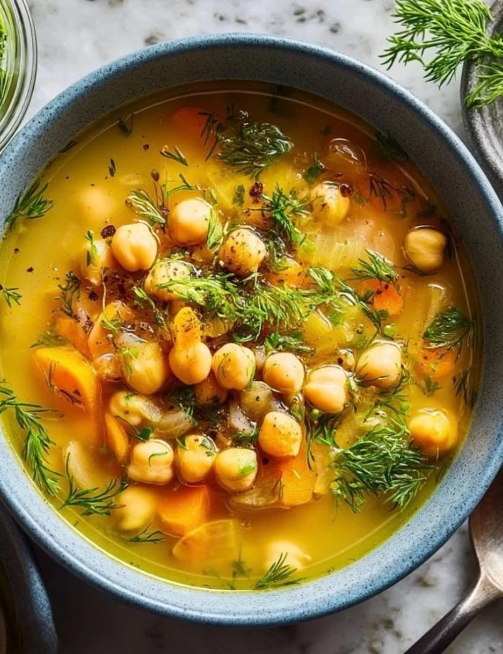 Easy Greek Chickpea Soup (Revithia)