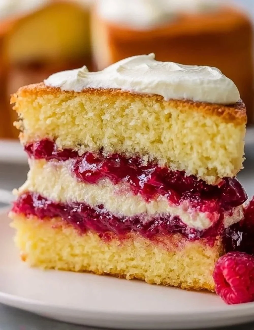 Easy Raspberry Cake Filling