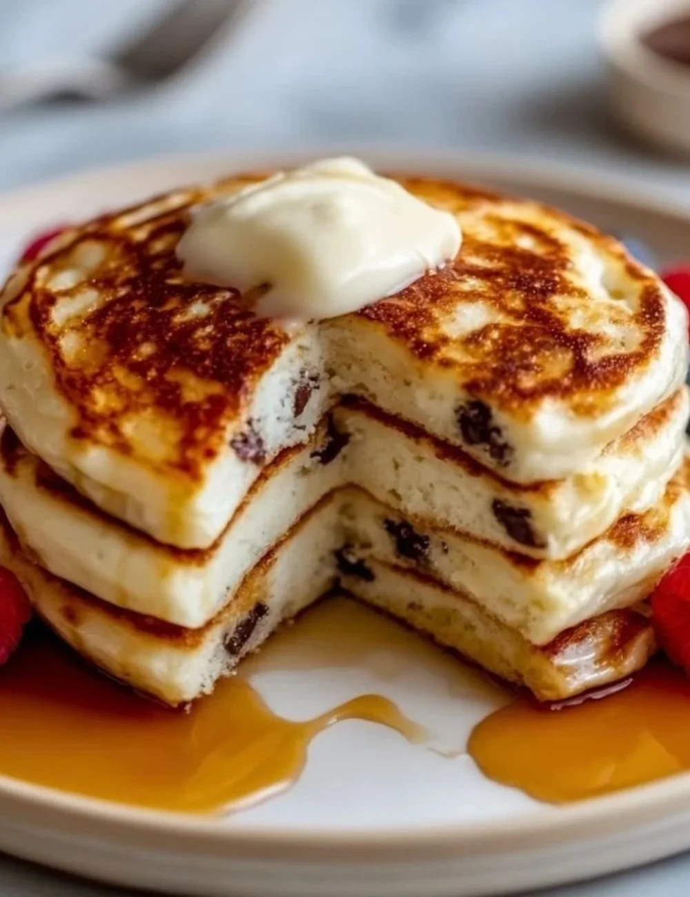 High Protein Cottage Cheese Pancakes