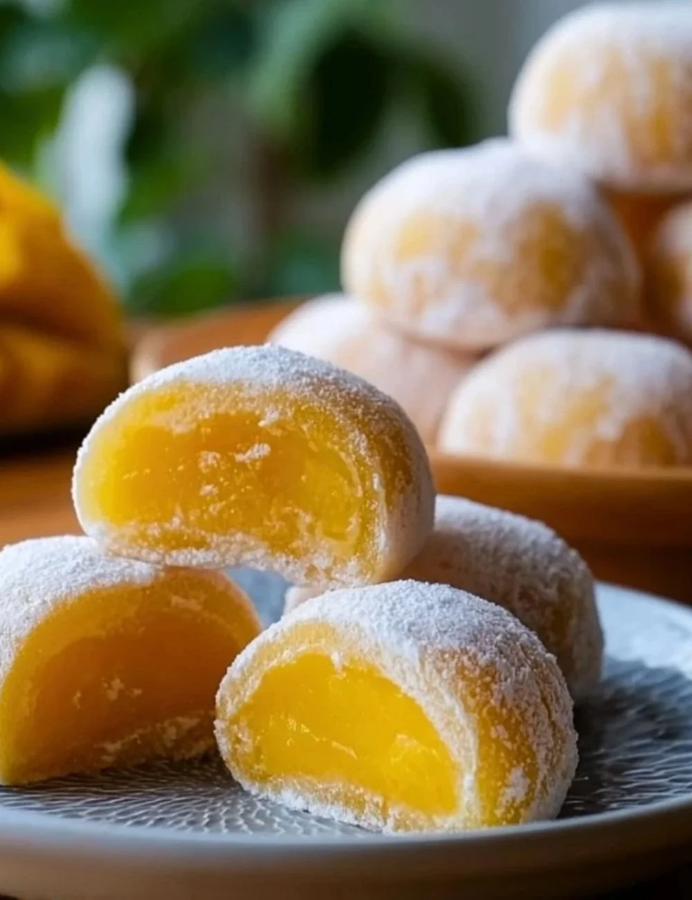 Homemade Mango Mochi