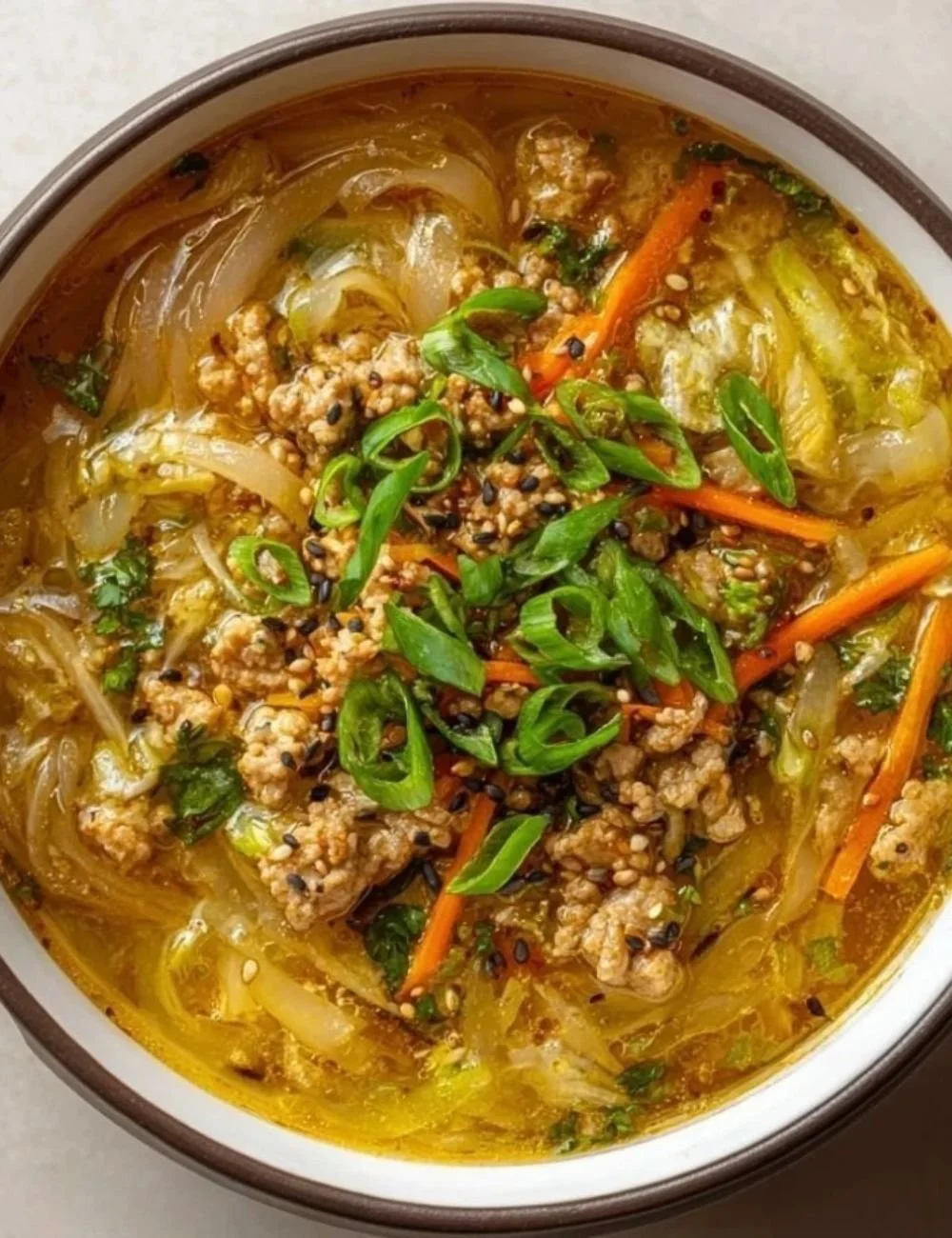 One-Pot Egg Roll Soup