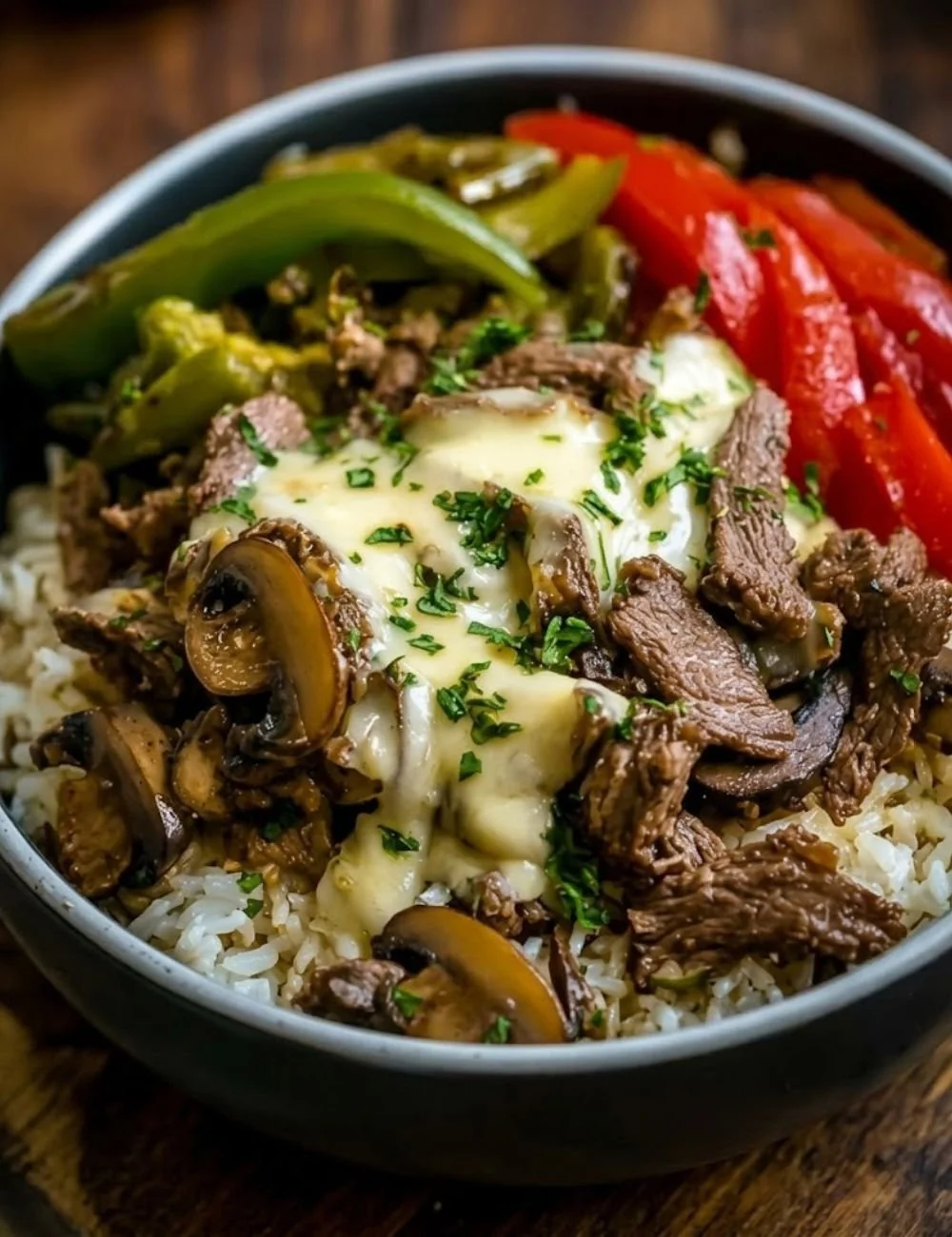 Philly Cheesesteak Bowls