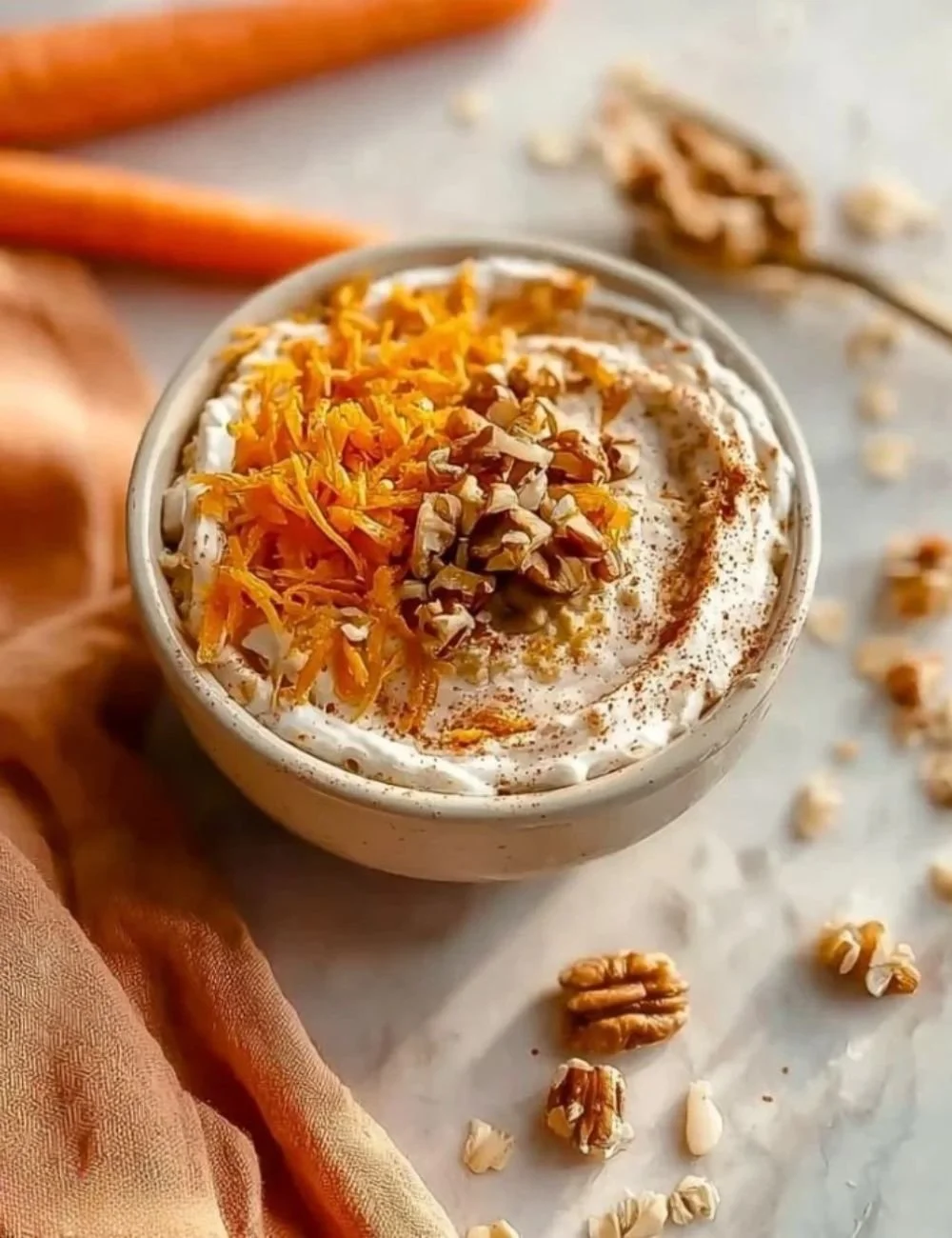 Tasty Carrot Cake Overnight Oats