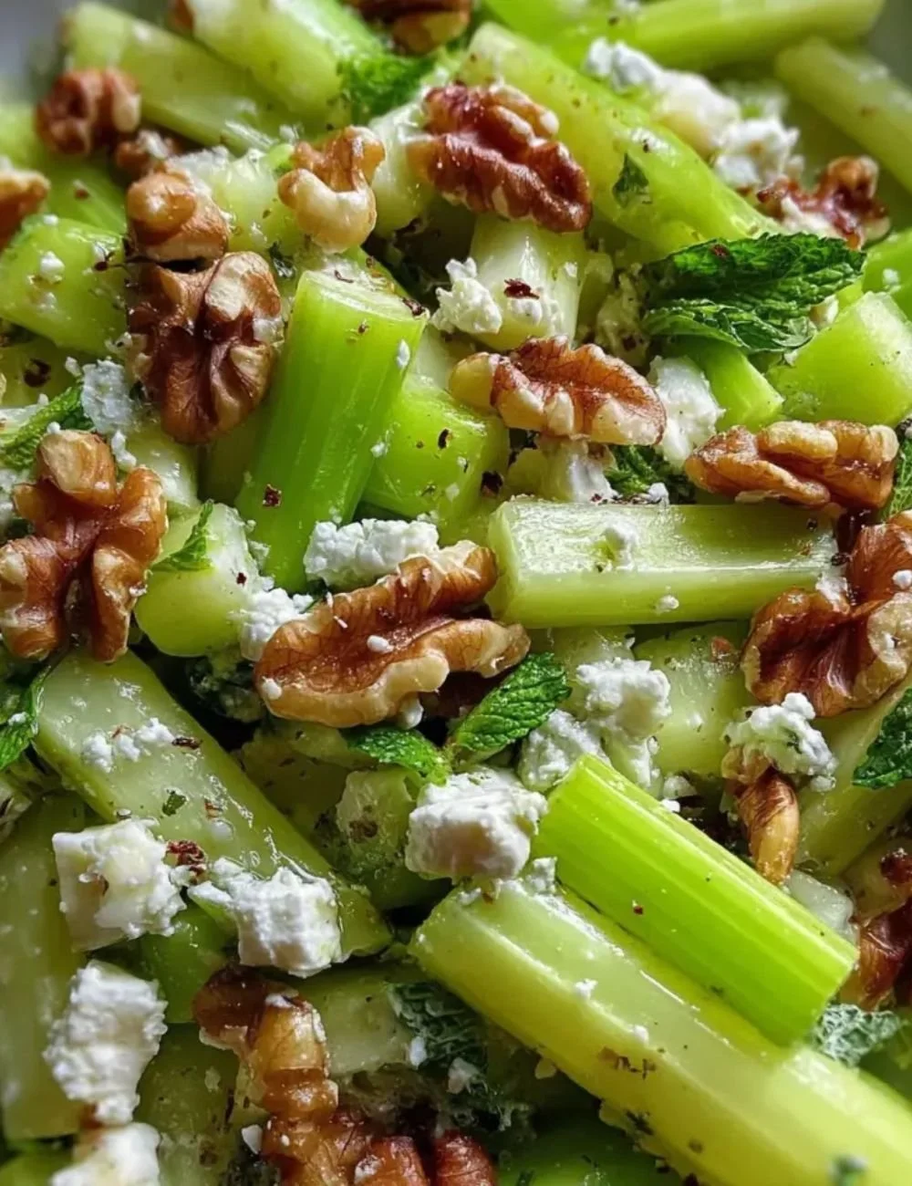 Walnut Celery Salad with Feta
