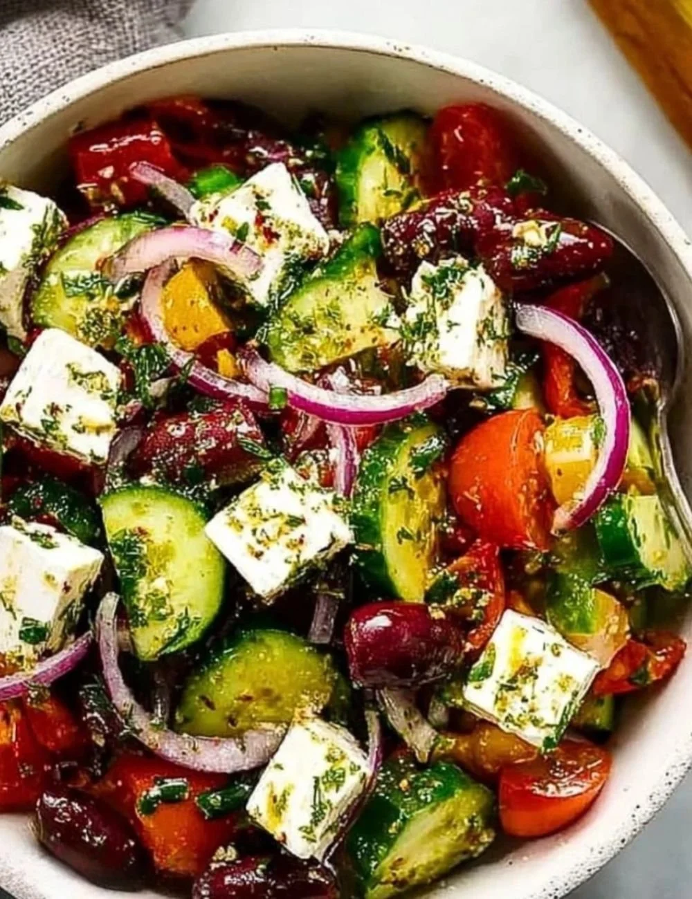 Authentic Mediterranean Greek Salad