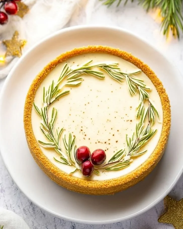 Eggnog Cheesecake
