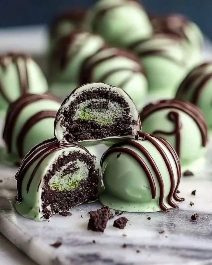 Mint Oreo Truffles