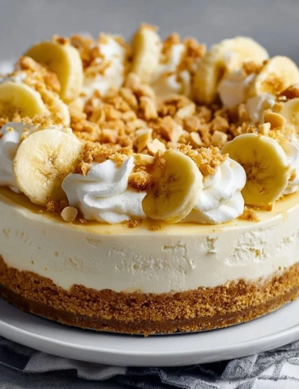 No-Bake Banana Pudding Cheesecake