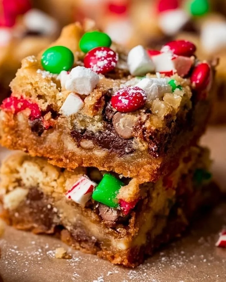 Santa's Trash Cookie Bars