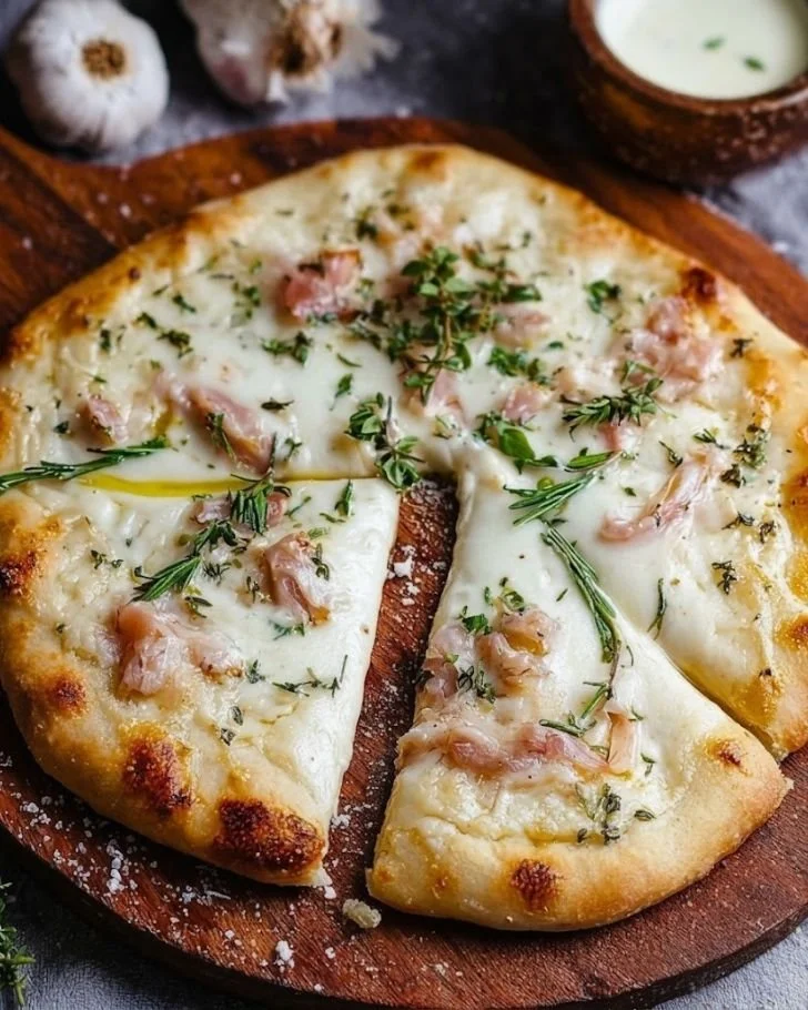 White Garlic Pizza Sauce