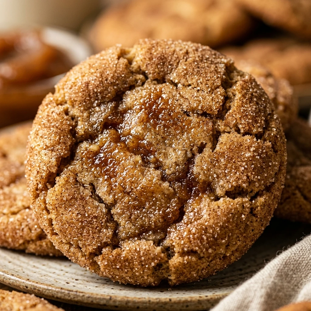 Apple Butter Snickerdoodle Cookies Recipe
