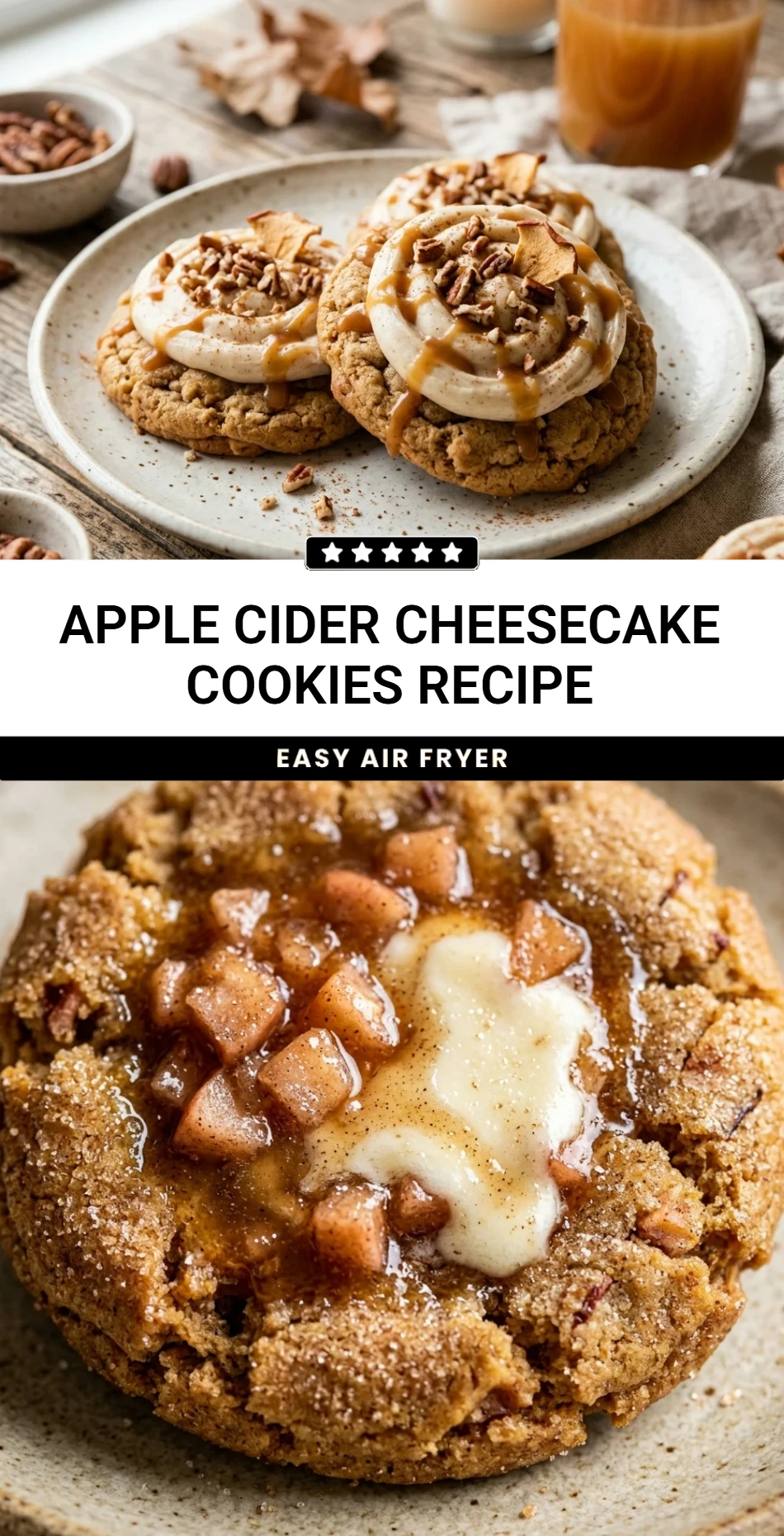 Apple Cider Cheesecake Cookies Recipe