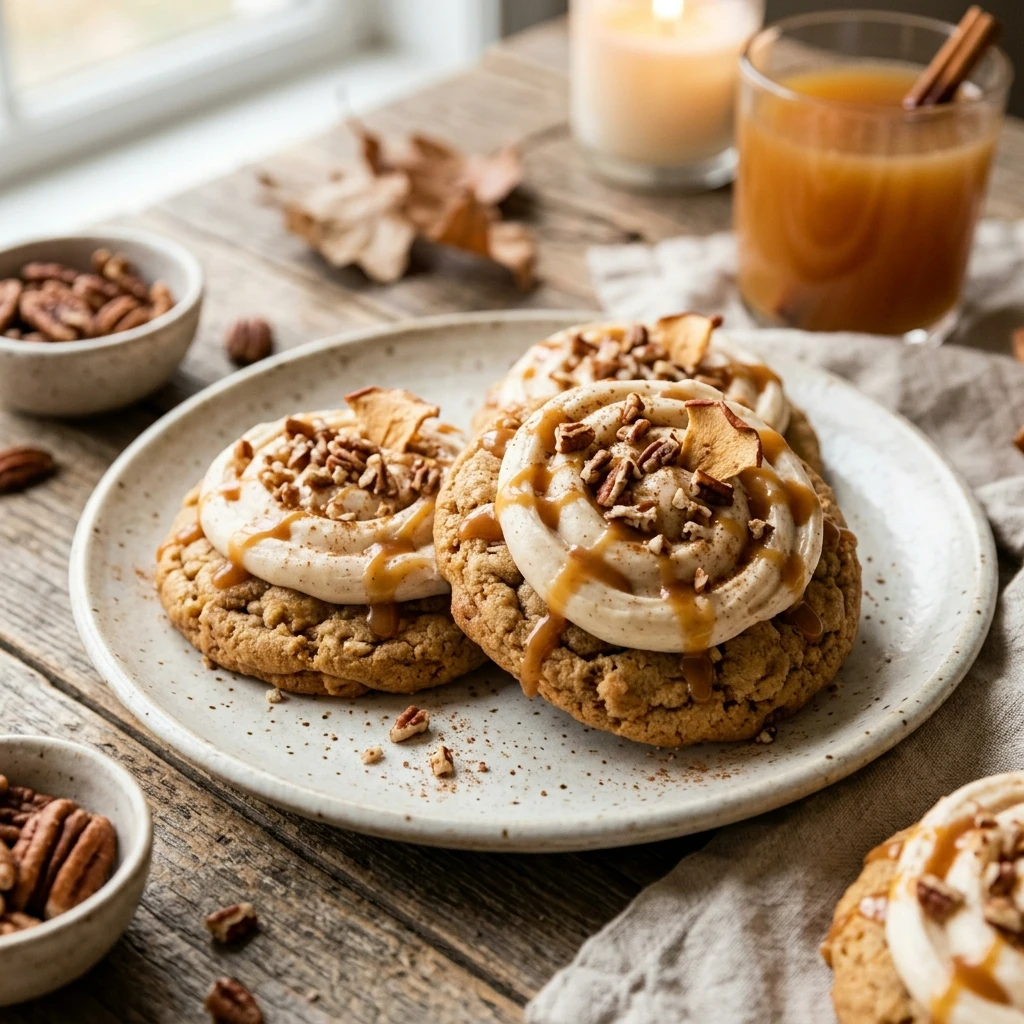Apple Cider Cheesecake Cookies Recipe