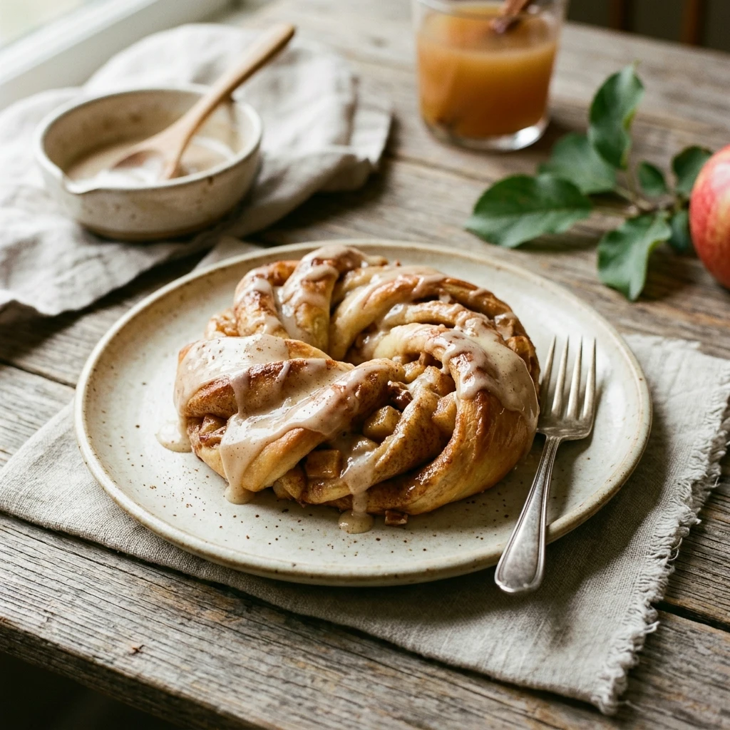 Apple Cider Cinnamon Roll Twists Recipe