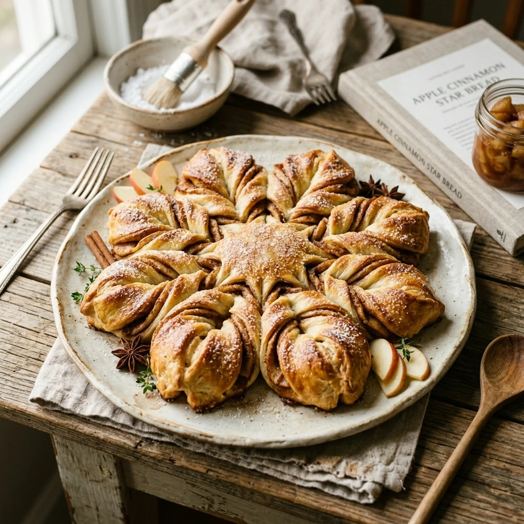 Apple Cinnamon Star Bread Recipe