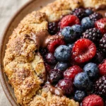 Berry Nutella Galette with Flaky Pastry