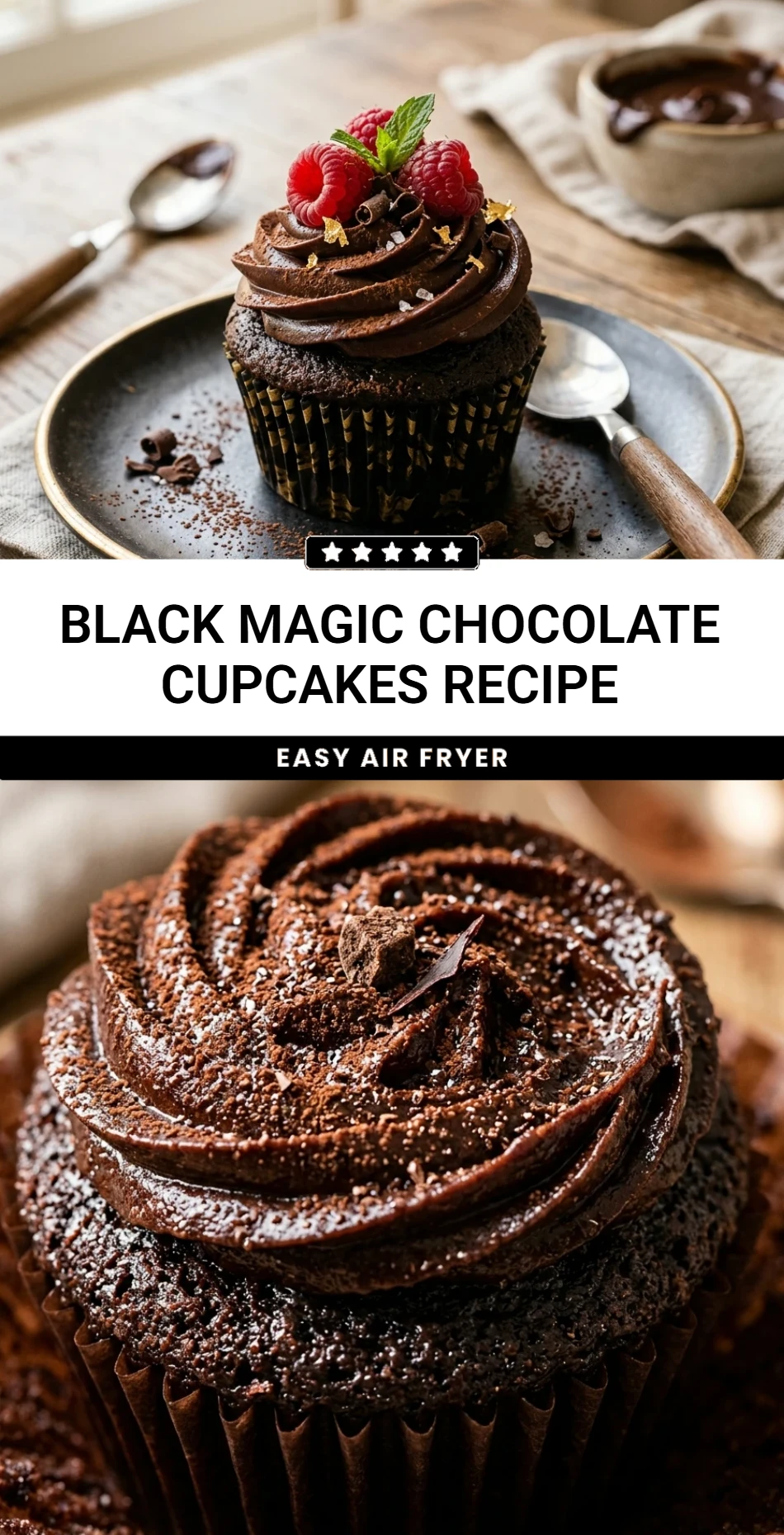 Black Magic Chocolate Cupcakes Recipe