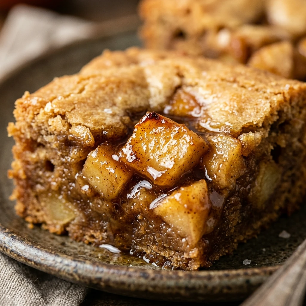 Brown Butter Maple Apple Blondies Recipe