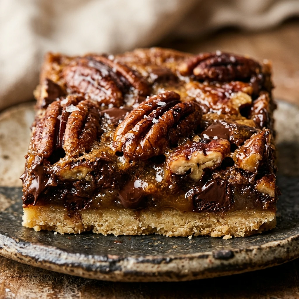 Chocolate Pecan Pie Bars
