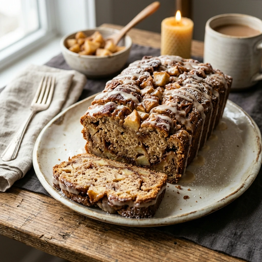 Cinnamon Apple Fritter Bread Recipe
