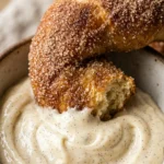 Cinnamon Sugar Soft Pretzels with Vanilla Dip