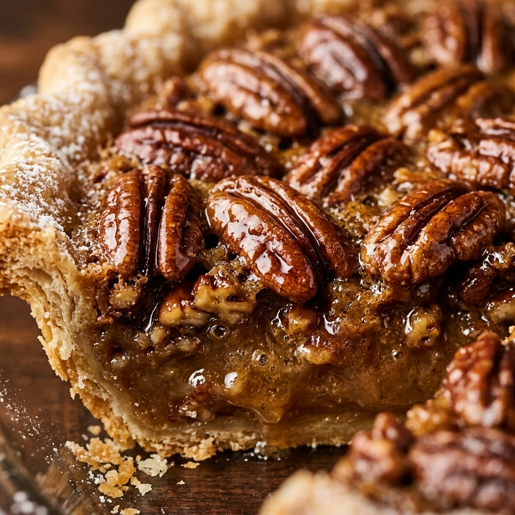 Classic Pecan Pie with Maple Syrup