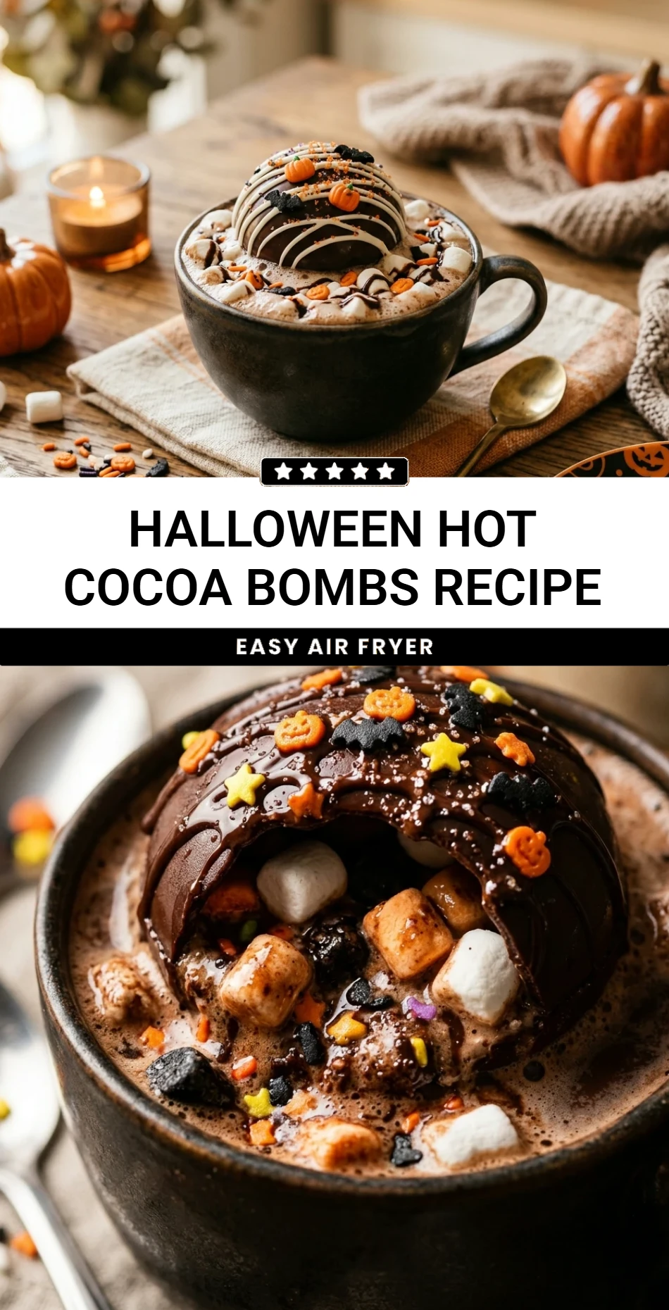Halloween Hot Cocoa Bombs Recipe