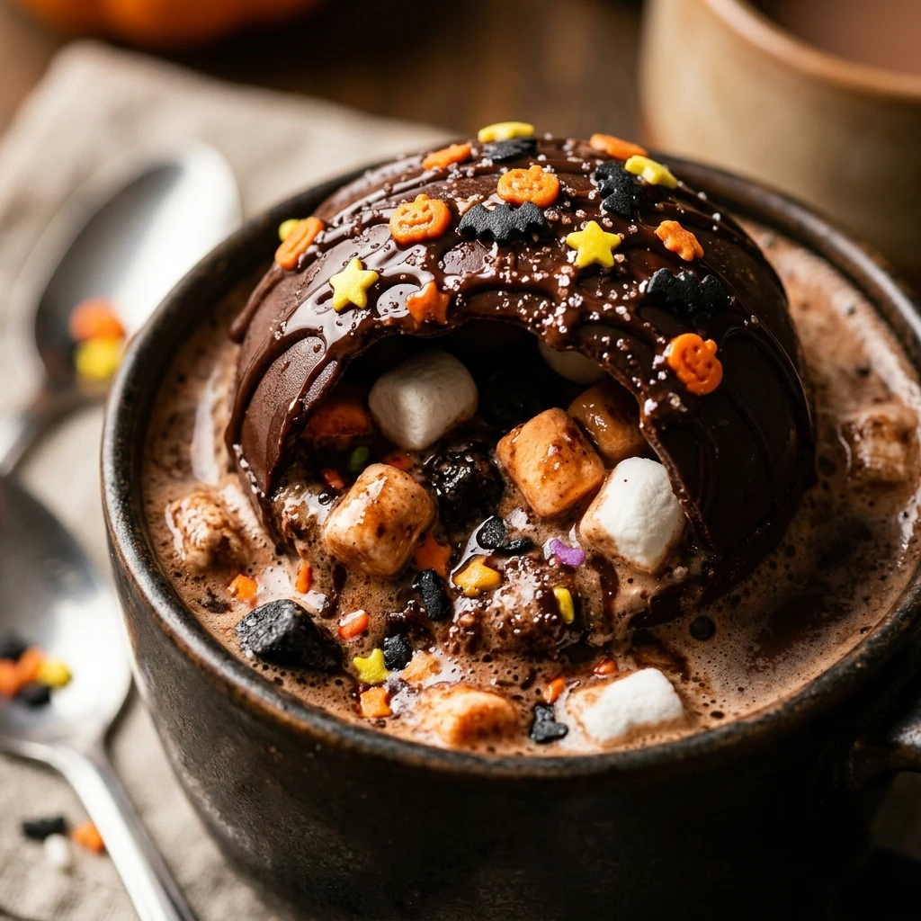 Halloween Hot Cocoa Bombs Recipe