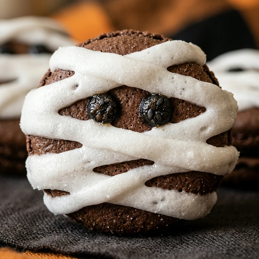 Halloween Mummy Macarons Recipe