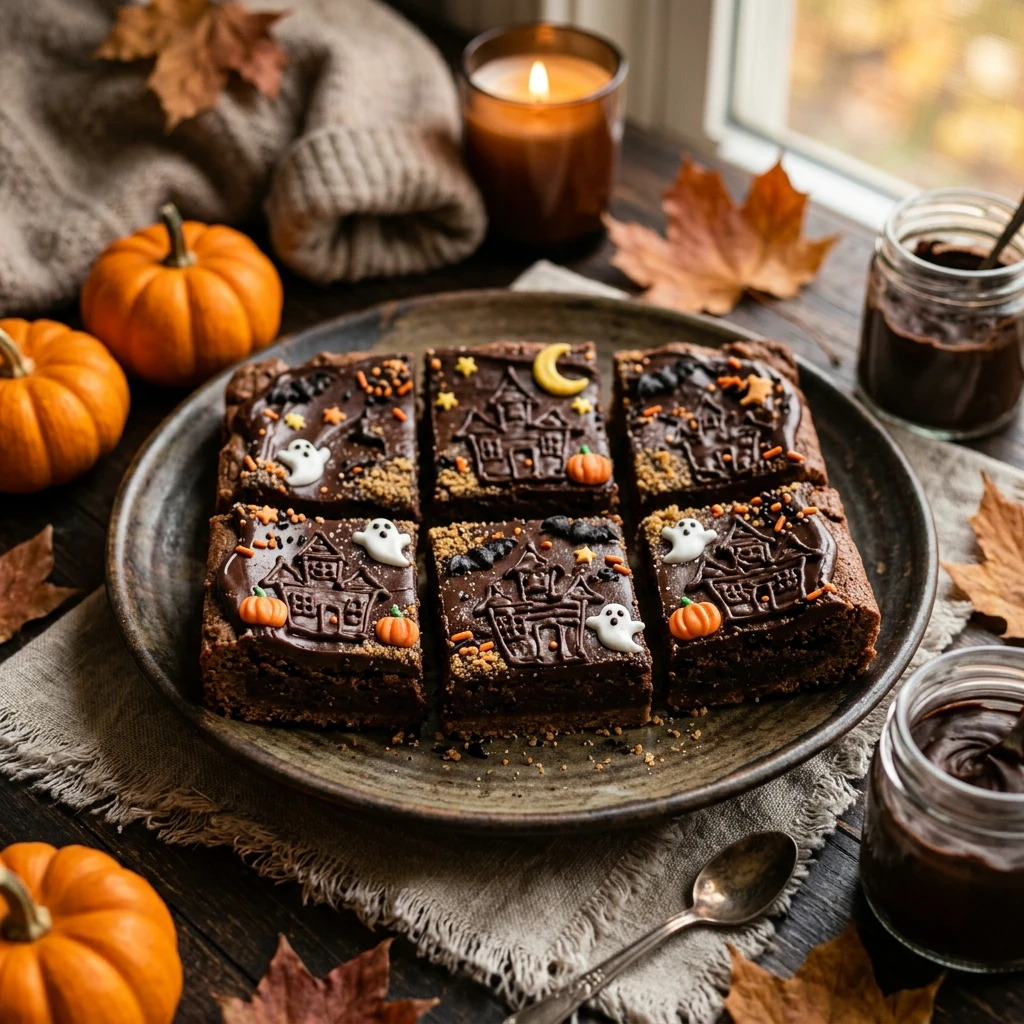 Haunted House Cookie Bars Recipe