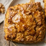Maple Glazed Pumpkin Scones Recipe